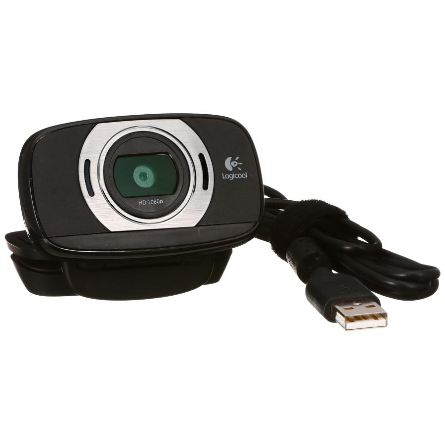 ロジクール ウェブカメラ C615 ブラック フルHD 1080P ウェブカム ストリーミング 折り畳み式 360度回転 国内正規品 2年間メーカー保 | 