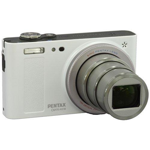 PENTAX デジタルカメラ Optio RZ18(パールホワイト)1600万画素 25mm 光学18倍 小型軽量 OPTIORZ18WH | 