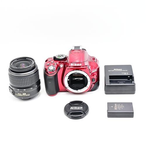 Nikon D5200 レッド 一眼レフカメラ 18-55㎜ レンズセット 美品 ニコン デジタル一眼 Nikon D5200 レンズキット レッド 中古