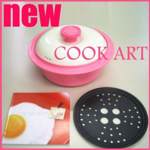 ニュー クックアート ピンク≪電子レンジ専用調理器