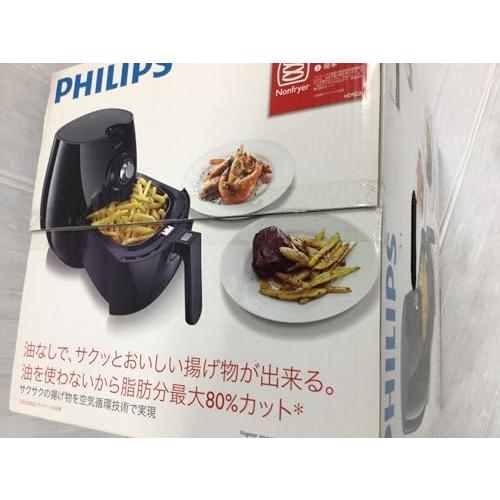 PHILIPS HD9220/27 ノンフライヤー Philips(フィリップス) ノンフライヤー HD9220/27 黒 : DashDash