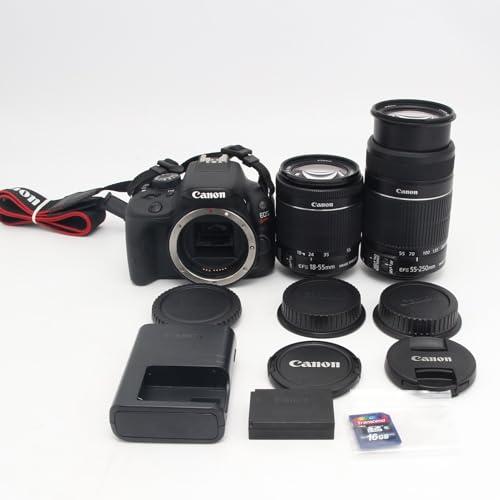 Canon　Kiss X7　ダブルズームセット　18-55mm　55-250mm キヤノン EOS Kiss X7 ダブルズームキット | デジタル一眼レフ