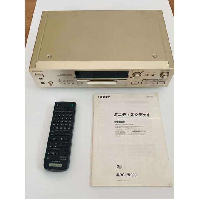 SONY ソニー MDS-JB920 ゴールド ミニディスクデッキ (MDデッキ