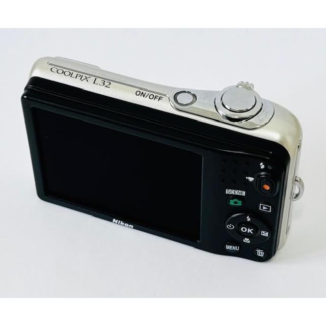 Nikon COOLPIX L32 シルバー 5倍光学ズーム Amazon | Nikon デジタルカメラ COOLPIX L32 シルバー 光学5倍