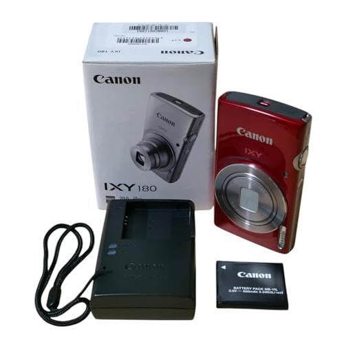 Canon デジタルカメラ IXY 180 レッド 光学8倍ズーム IXY180RE