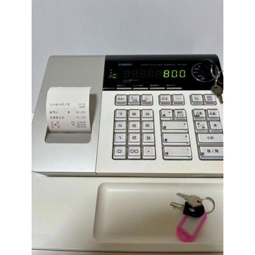 カシオ レジスター 8部門 小型ドロア SE-S30-WE ホワイト レジスター 平成