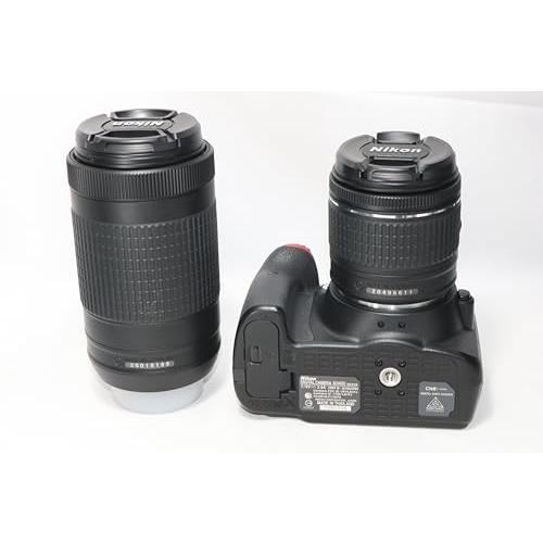 【付属品多数】Nikon D3400　一眼レフカメラ　レンズ付き ニコン Nikon D3400 ダブルレンズセット 標準18-55mm 望遠70