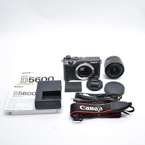 Canon ミラーレス一眼カメラ EOS M6 レンズキット(ブラック) EF