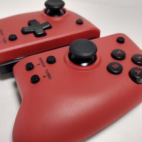 SW グリップコントローラー レッド ニンテンドースイッチ グリップ