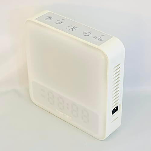 【moonmoon】トトノエライト　光目覚まし時計　アイボリー moonmoon トトノエライト 光 目覚まし時計 (トトノエライト