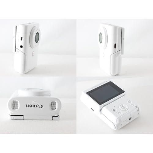 Canon Vlogカメラ PowerShot V10 ホワイト PSV10WH : DashDash