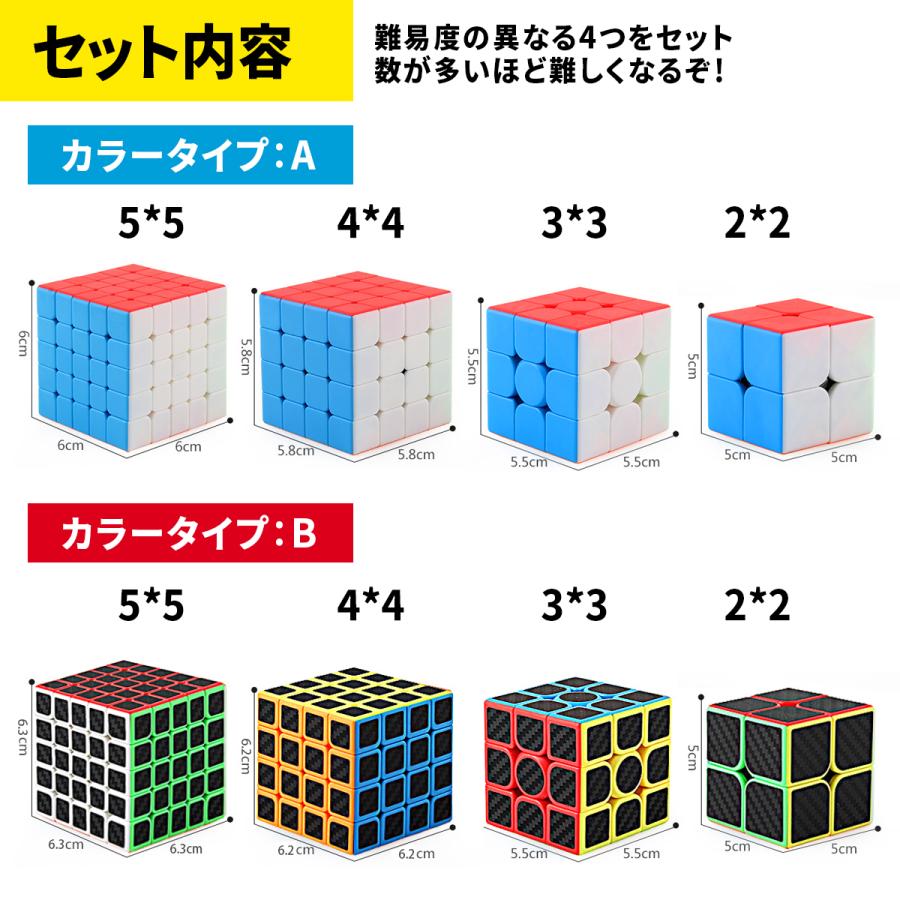 【10%OFF★サンタ帽子★ラッピング無料】 ルービックキューブ Moyu 4点セット 誕生日 プレゼント 男の子 4歳 5歳 6歳 小学生 送料無料 知育玩具 パズル 子供 |  | 14