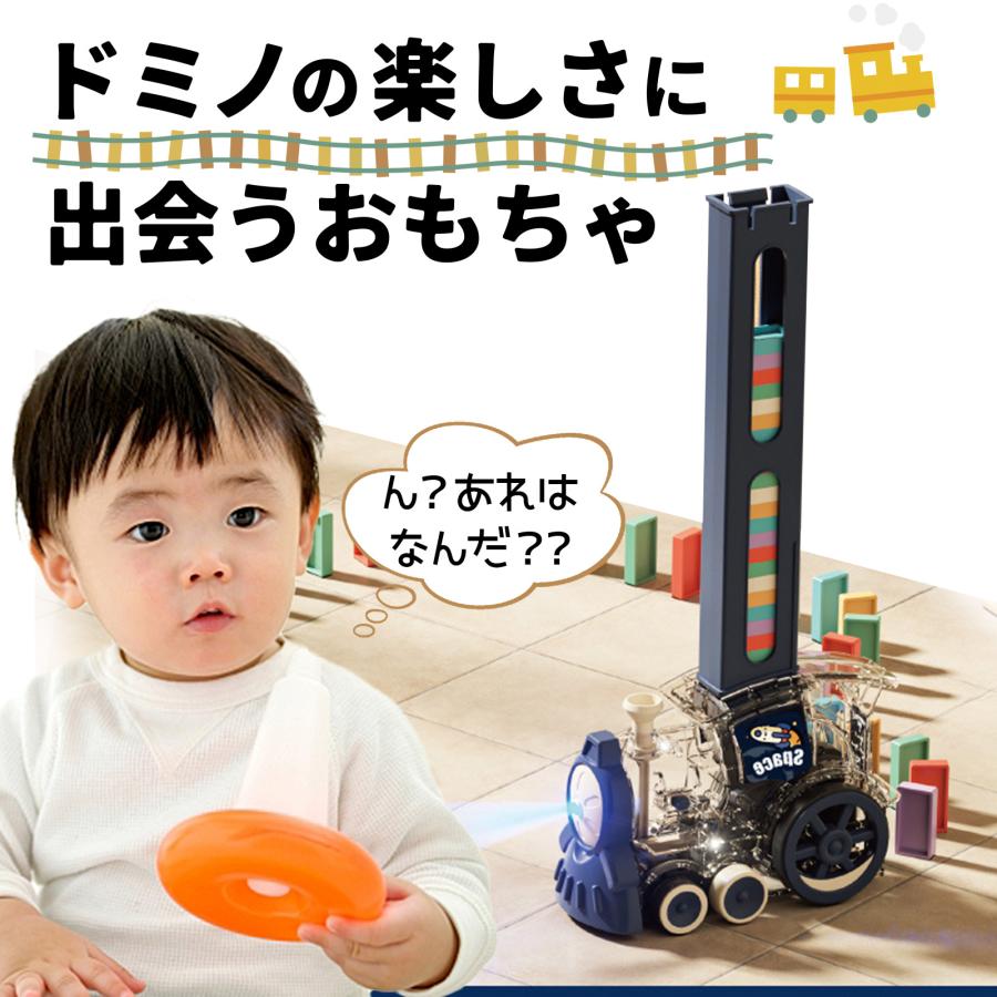 【サンタ帽子★ラッピング無料】 ドミノトレイン 知育玩具 誕生日 プレゼント 子供 男の子 2歳 3歳 4歳 5歳 ドミノ ドミノ車 電車 おもちゃ ドミノ倒し ブロック |  | 07