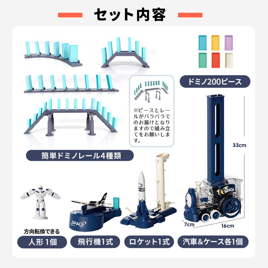 【サンタ帽子★ラッピング無料】 ドミノトレイン 知育玩具 誕生日 プレゼント 子供 男の子 2歳 3歳 4歳 5歳 ドミノ ドミノ車 電車 おもちゃ ドミノ倒し ブロック |  | 11