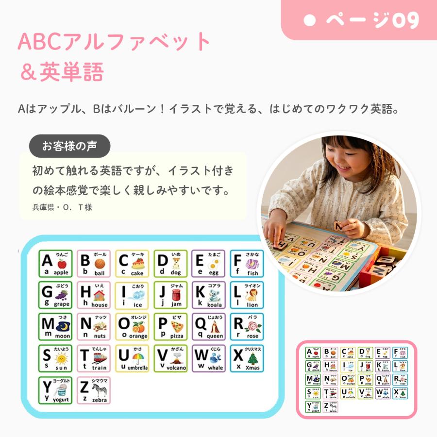 【花海公式】【1位常連】 ビジーボード ひらがな 日本語 勉強 モンテッソーリ 知育玩具 指先遊び 知育ボード 知育バッグ お着換えの練習 |  | 16