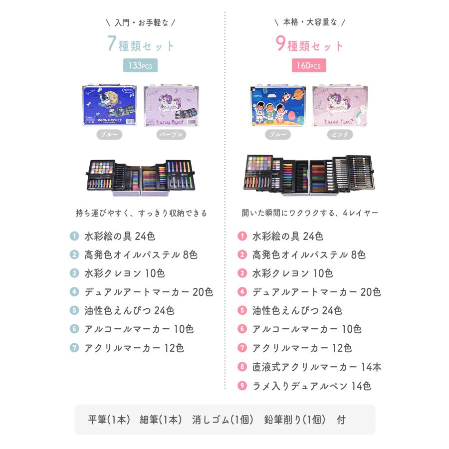 【1位常連】【おまけ6点】133 160 お絵描きセット お絵かきセット お絵描き お絵かき クレヨン 4歳 5歳 6歳 小学生 女の子 男の子 子供  誕生日 プレゼント |  | 06