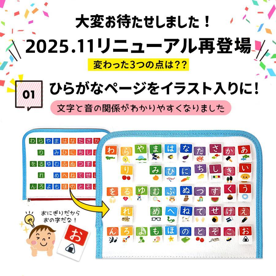 【サンタ帽子付★クリスマスラッピング無料】 ビジーボード ひらがな 日本語 勉強 モンテッソーリ 知育玩具 指先遊び 知育ボード 知育バッグ お着換えの練習 |  | 06