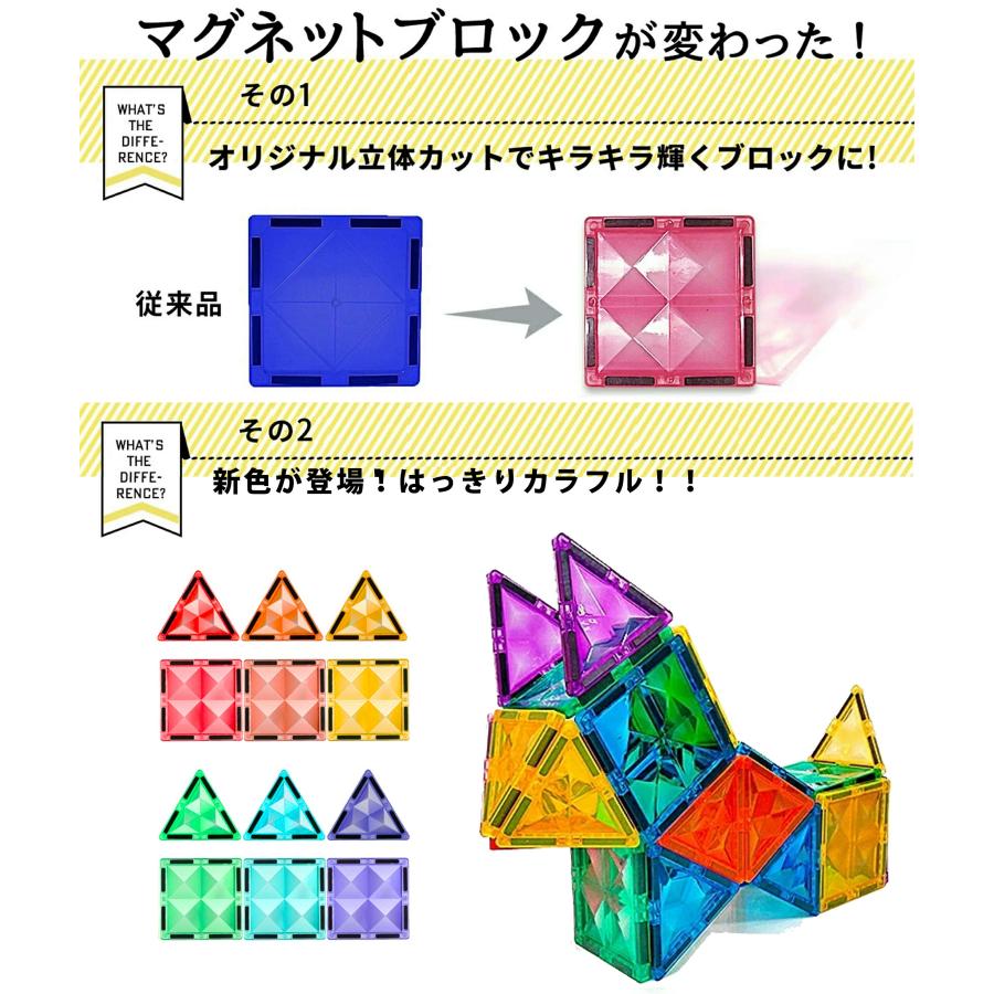 【花海公式】【一年保証】 マグキング 買い足し 正規品 マグネットブロック マグネット ブロック 磁石 磁石おもちゃ マグネットおもちゃ 知育玩具 知育おもちゃ |  | 01