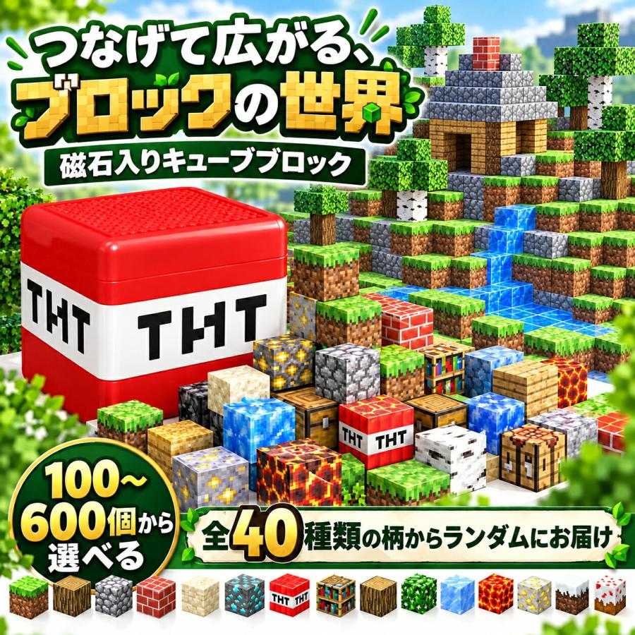 【花海公式】【一年保証】 マグネットキューブ マグネットブロック マグネット ブロック 磁石 磁石おもちゃ マグネットおもちゃ おもちゃ 知育玩具 知育おもちゃ |  | 01