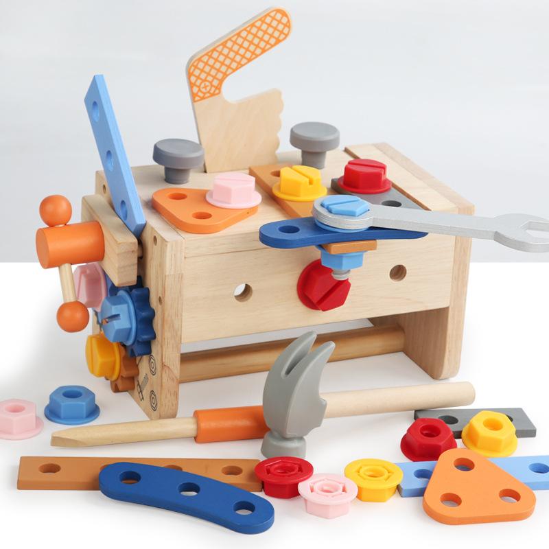 【ラッピング無料】大工さんセット 木製 工具セット おもちゃ 知育玩具 3歳 4歳 木のおもちゃ モンテッソーリ 誕生日プレゼント |  | 11