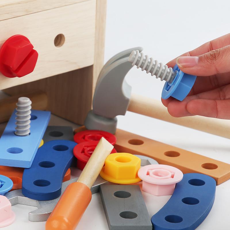 【ラッピング無料】大工さんセット 木製 工具セット おもちゃ 知育玩具 3歳 4歳 木のおもちゃ モンテッソーリ 誕生日プレゼント |  | 15