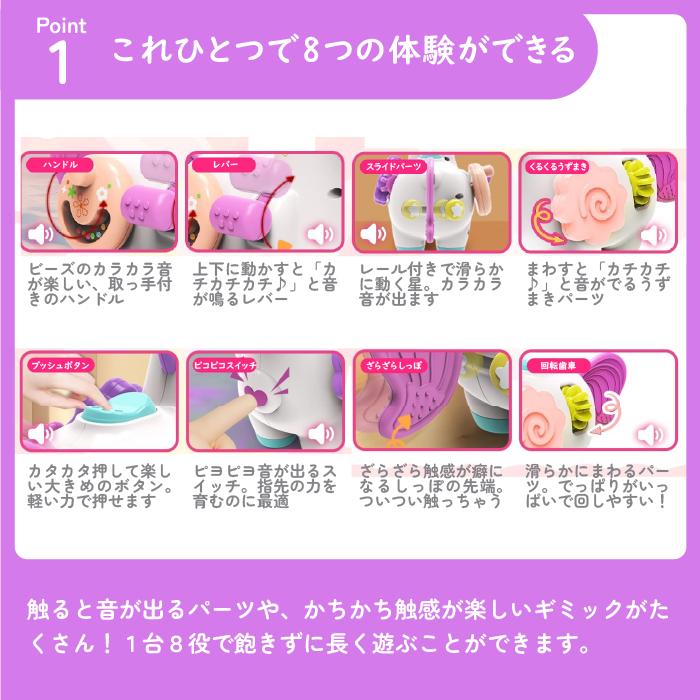 【サンタ帽子★ラッピング無料】ユニコーンアクティブビジーキューブ 1台8役 おもちゃ 多機能アクティビティ 知育玩具 3歳から モンテッソーリ 誕生日プレゼント | ブランド登録なし | 05