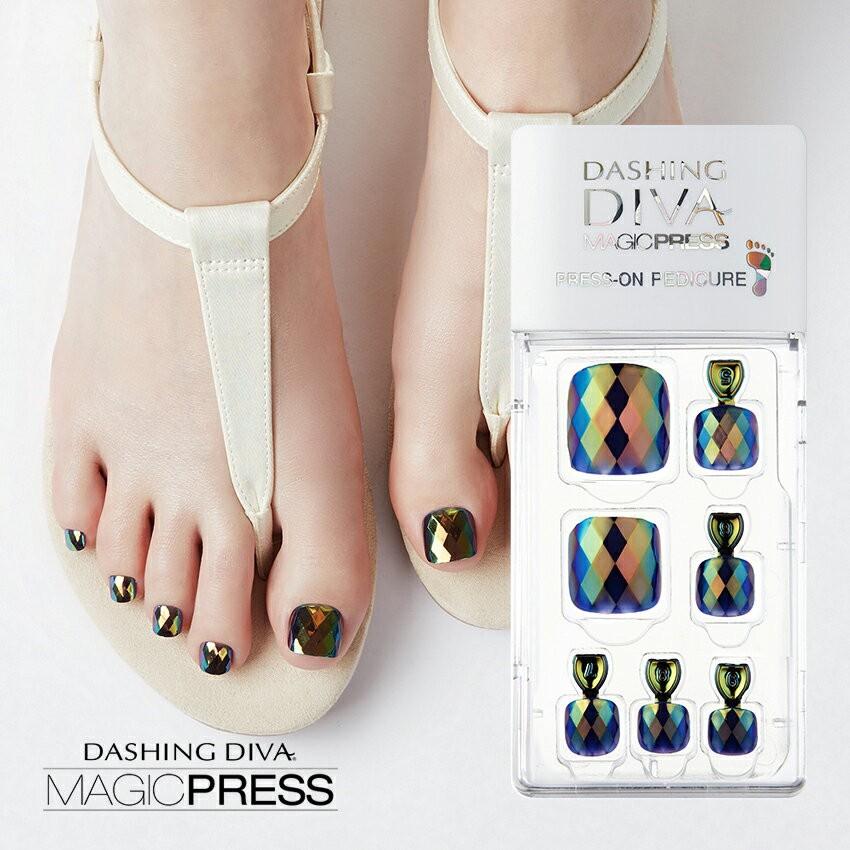 ペディキュア 貼るだけ 簡単 ネイルチップ ダッシングディバ マジックプレス Mdr174p Dashing Diva 1秒ジェル時短ネイル 付け爪 ネイルシール ネイルシールのダッシングディバ 通販 Yahoo ショッピング