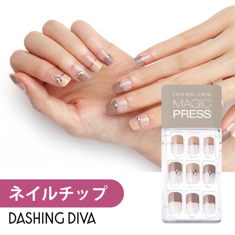 ネイルチップ ネイルシール ジェルネイル ネイル シール ジェル ハンド 手 つけ爪 ダッシングディバ 公式 マジックプレス Mjp124 Dashing Diva ヤフー店 通販 Yahoo ショッピング