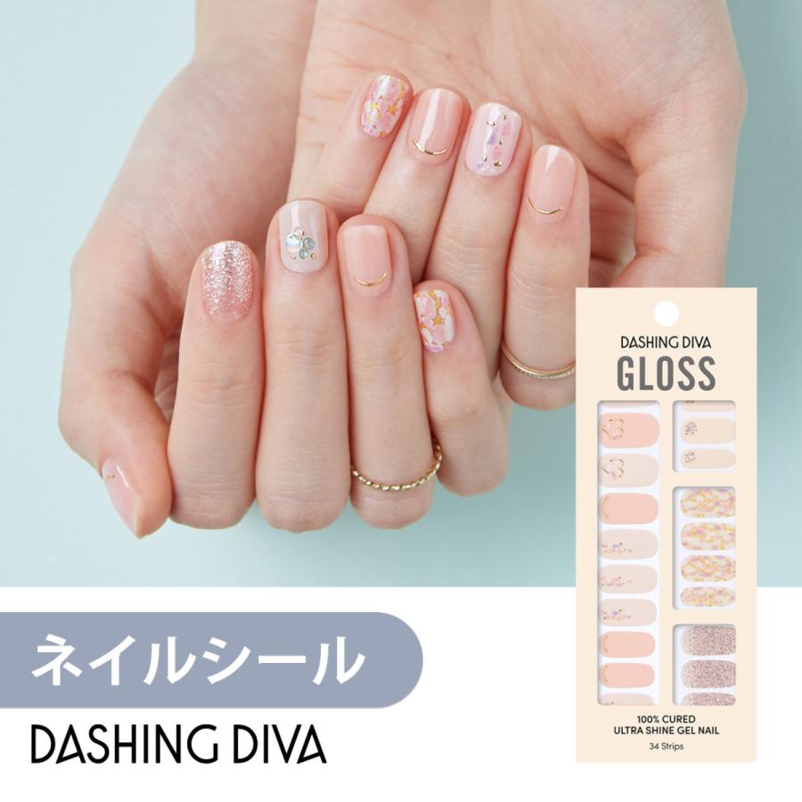 ネイルシール ジェルネイル ネイル シール ジェル ハンド 手 つけ爪 ダッシングディバ 公式 グロス Gvp334jp Dashing Diva ヤフー店 通販 Yahoo ショッピング