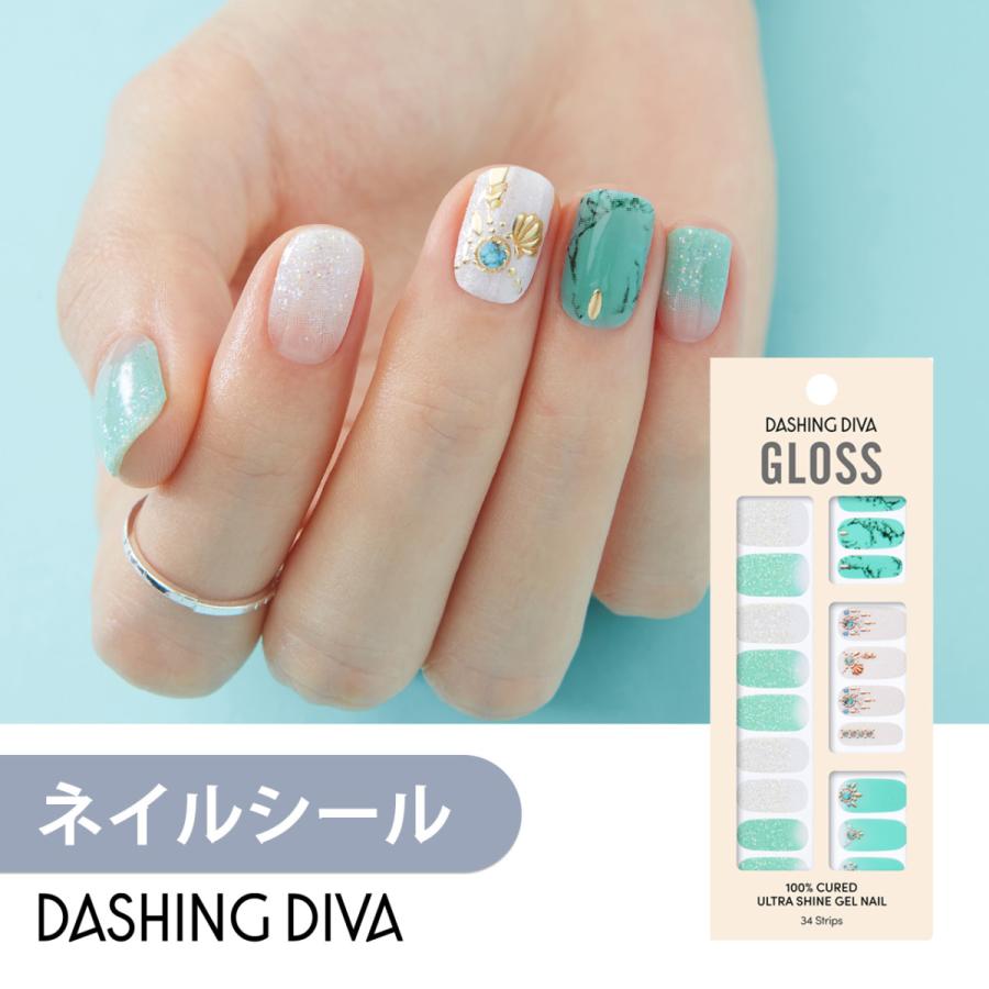 ネイルシール ジェルネイル ネイル シール ジェル ハンド 手 つけ爪 ダッシングディバ 公式 グロス Gvp335jp 超格安価格