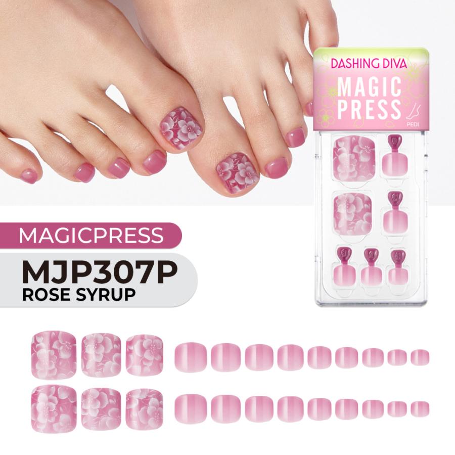 新作商品 ダッシングディバ マジックプレス ペディ ネイルチップ/付け