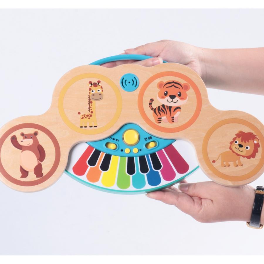 （特別特価！） 知育玩具 赤ちゃん おもちゃ ピアノ ドラム 録音 ミュージックモード 子供 孫 プレゼント 女の子 男の子 4歳 6歳 音遊び  簡単操作 おすすめ | ブランド登録なし | 05