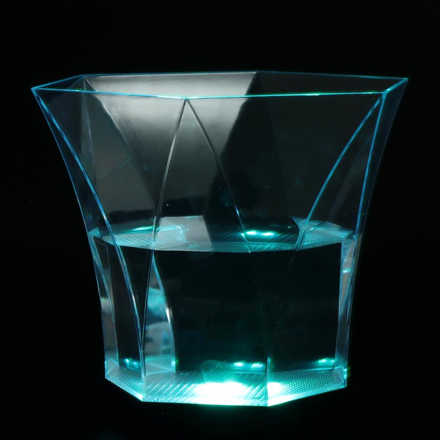 シャンパンクーラー アイスバケツ 光る 割れにくい おしゃれ モダン ダイヤカット 透明 家庭用 ホームパーティー 業務用 飲食店 アイスペール ドリンク 保冷 | ブランド登録なし | 04