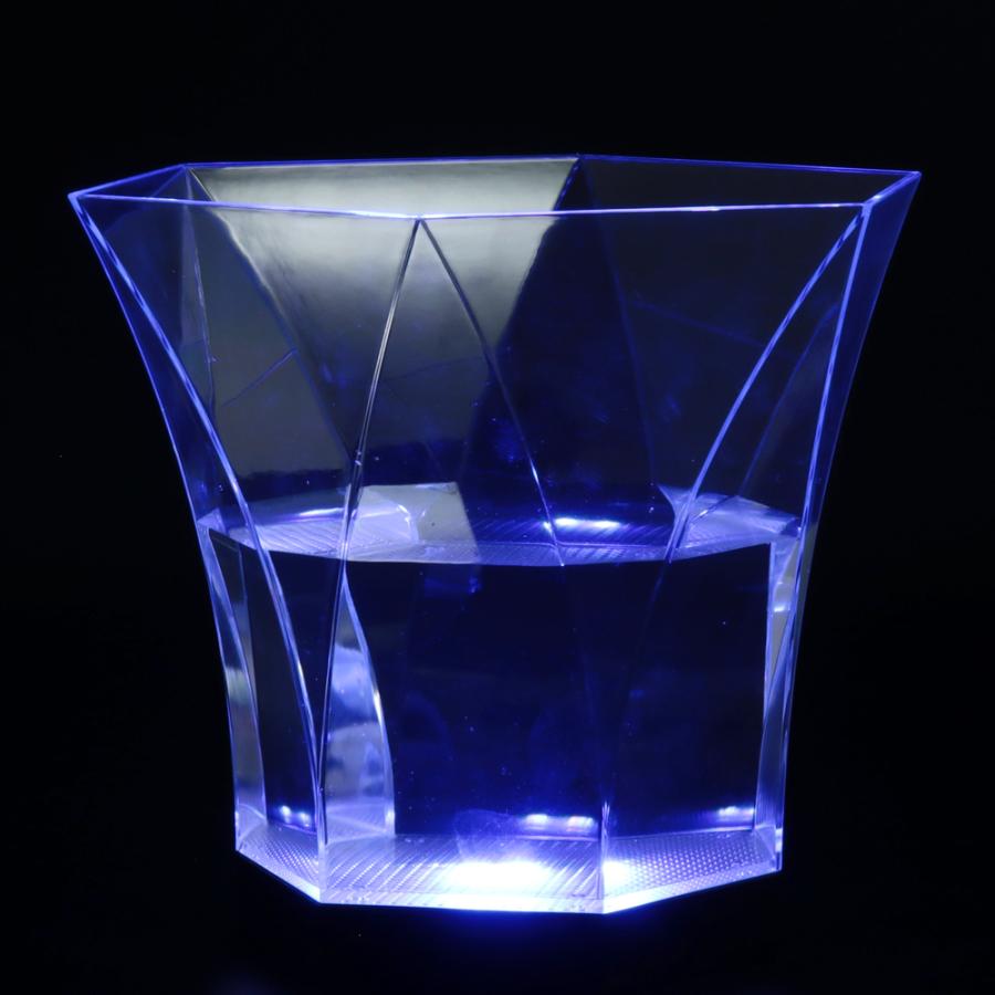 シャンパンクーラー アイスバケツ 光る 割れにくい おしゃれ モダン ダイヤカット 透明 家庭用 ホームパーティー 業務用 飲食店 アイスペール ドリンク 保冷 | ブランド登録なし | 02