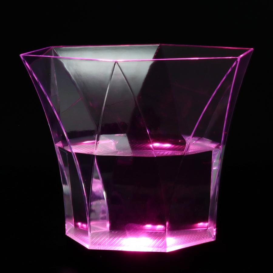 シャンパンクーラー アイスバケツ 光る 割れにくい おしゃれ モダン ダイヤカット 透明 家庭用 ホームパーティー 業務用 飲食店 アイスペール ドリンク 保冷 | ブランド登録なし | 06