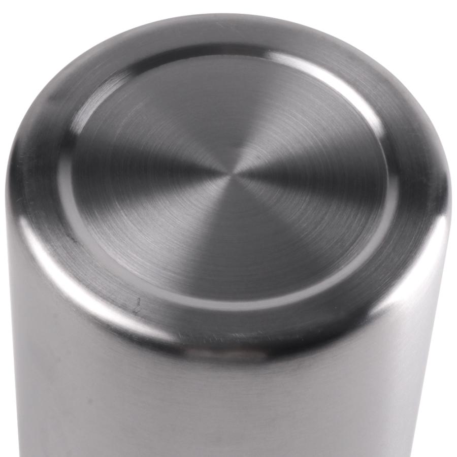 ワインクーラー ステンレス シルバー 結露 しにくい アイスペール ボトルクーラー 二重構造 上質 保冷 飲食店 レストラン バケツ シンプル ワイン シャンパン | ブランド登録なし | 03