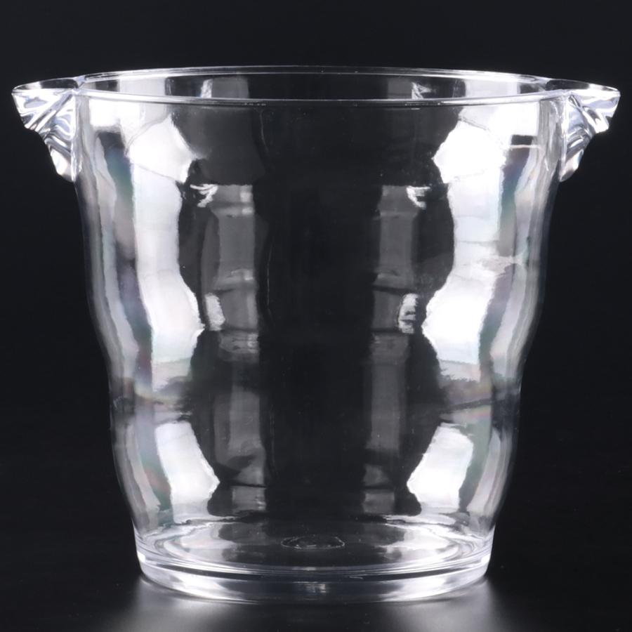 （4Lサイズ） ワインクーラー アクリル ハンドル付き アイスバケツ アイスペール ボトルクーラー 氷入れバケツ シャンパンクーラー 小物収納 収納 花瓶 ホテル | ブランド登録なし | 01