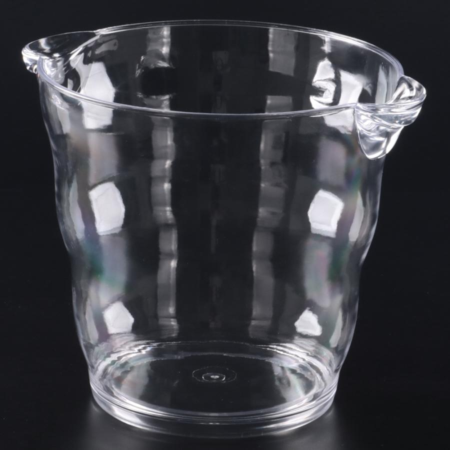 （4Lサイズ） ワインクーラー アクリル ハンドル付き アイスバケツ アイスペール ボトルクーラー 氷入れバケツ シャンパンクーラー 小物収納 収納 花瓶 ホテル | ブランド登録なし | 02