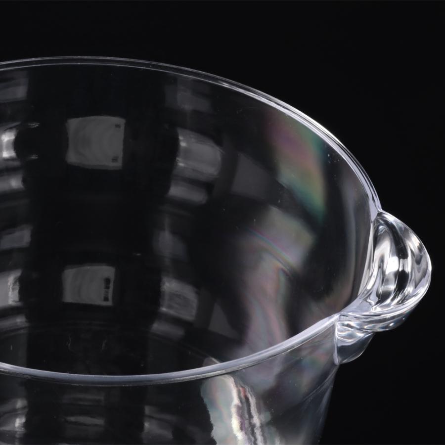 （4Lサイズ） ワインクーラー アクリル ハンドル付き アイスバケツ アイスペール ボトルクーラー 氷入れバケツ シャンパンクーラー 小物収納 収納 花瓶 ホテル | ブランド登録なし | 03