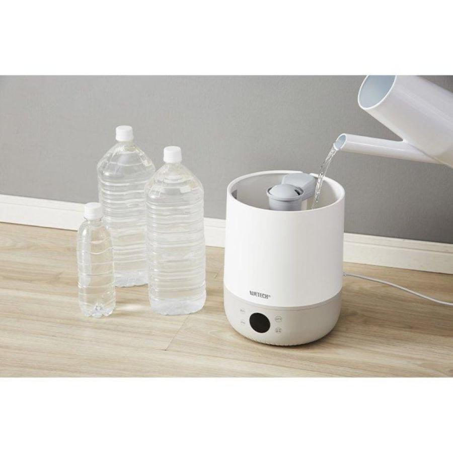 加湿器 お手入れ簡単 超音波式 大容量 4L メーカー保証付き 10畳 洋室 6畳 木造 上から給水 静音 静か お手入れ簡単 家庭用 オフィス 年末特価 | ブランド登録なし | 04