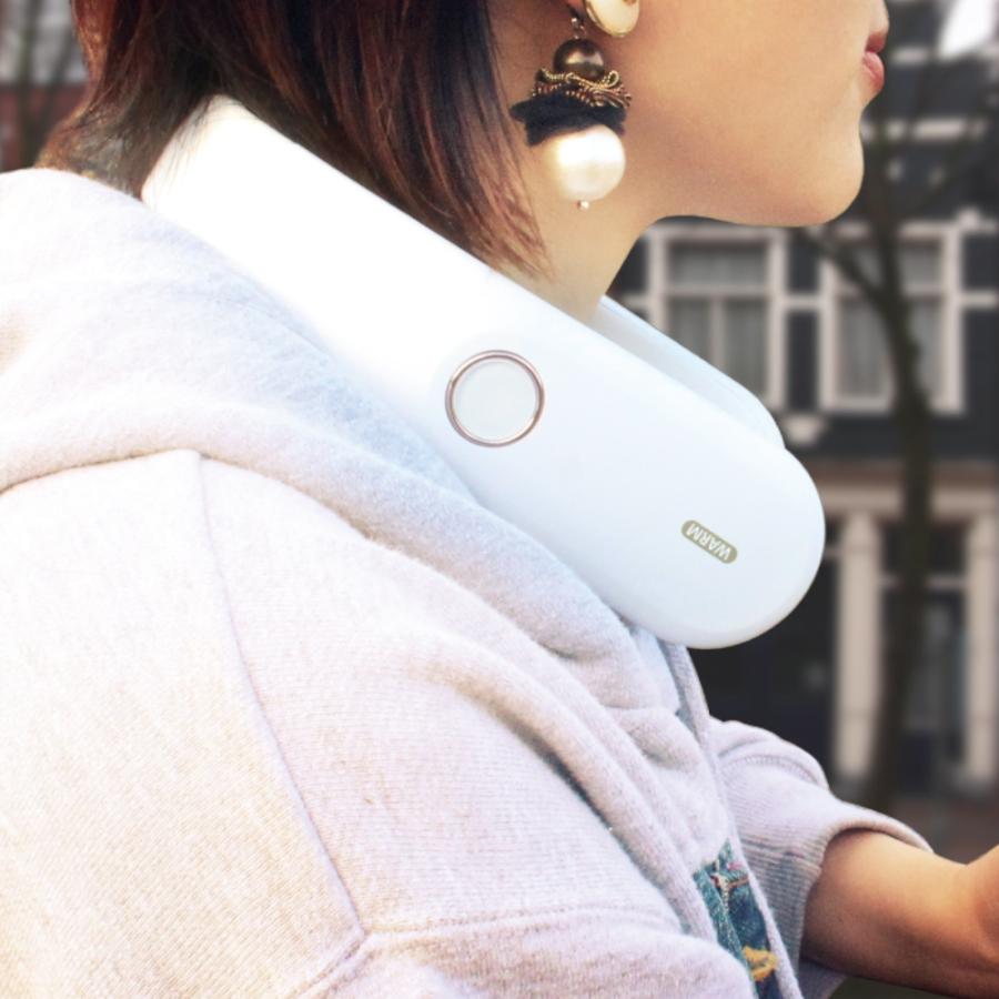 ネックウォーマー 電気ネックウォーマー MNO11 ネックヒーター 電気 充電式 首掛けヒーター 4段階 温度調節 防寒グッズ 白 ホワイト 散歩 通学 通勤 ギフト HIRO | ブランド登録なし | 09