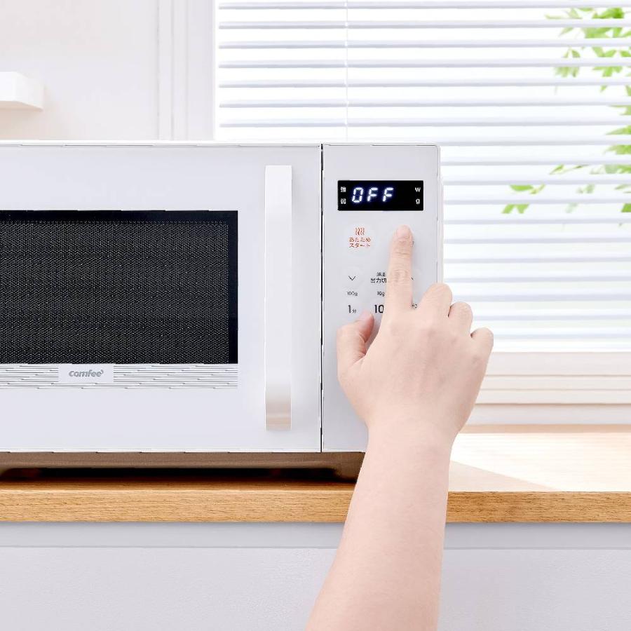 （コンパクトなのに庫内が広い） 電子レンジ フラット 大型 23l 22l 消音 単機能 3段階出力 チャイルドロック マイコン 解凍 温め コンフィ comfee 2年保証 | Comfee' | 06
