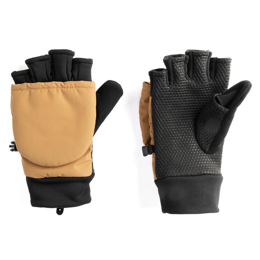 （XLサイズ スマホ対応） 手袋 スマホ アウトドア ミトン 滑りにくい 指出し 指がだせる 防寒 作業 メンズ 男性向け キャプテンスタッグ captain stag ux1312 | CAPTAIN STAG | 01