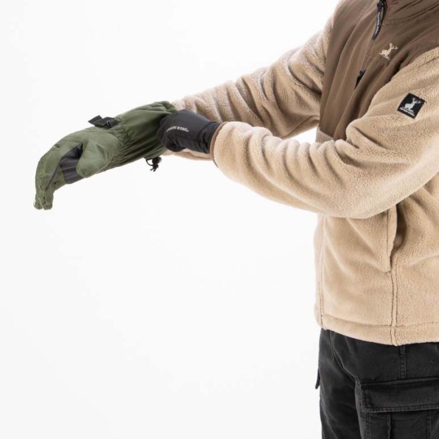 （XLサイズ） 手袋 ロング メンズ 薄手 キャプテンスタッグ ストレッチ グローブ 手袋 スマホ対応 滑り止め 防寒 メンズ 男性 黒 ブラック captain stag | CAPTAIN STAG | 07