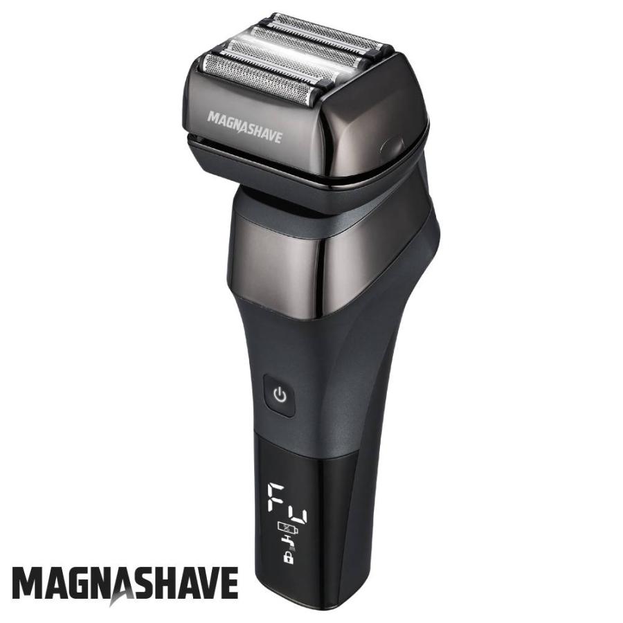 （快適シェービング） 髭剃り usb 電気シェーバー 防水 ３D首振り 6枚刃 ライト搭載 マグネットキャップ 携帯 トラベルロック ひげそり シェーバー GD-S601 | Vegetable | 12