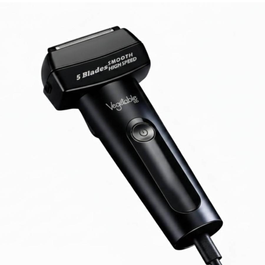 髭剃り シェーバー 5枚刃 防水 丸洗い可 トラベルロック 保護カバー 機能 旅行 出張 2段階切替 充電 コード 交流式 両方対応 フローティング 刃 防水レベル IPX6 | ブランド登録なし | 06