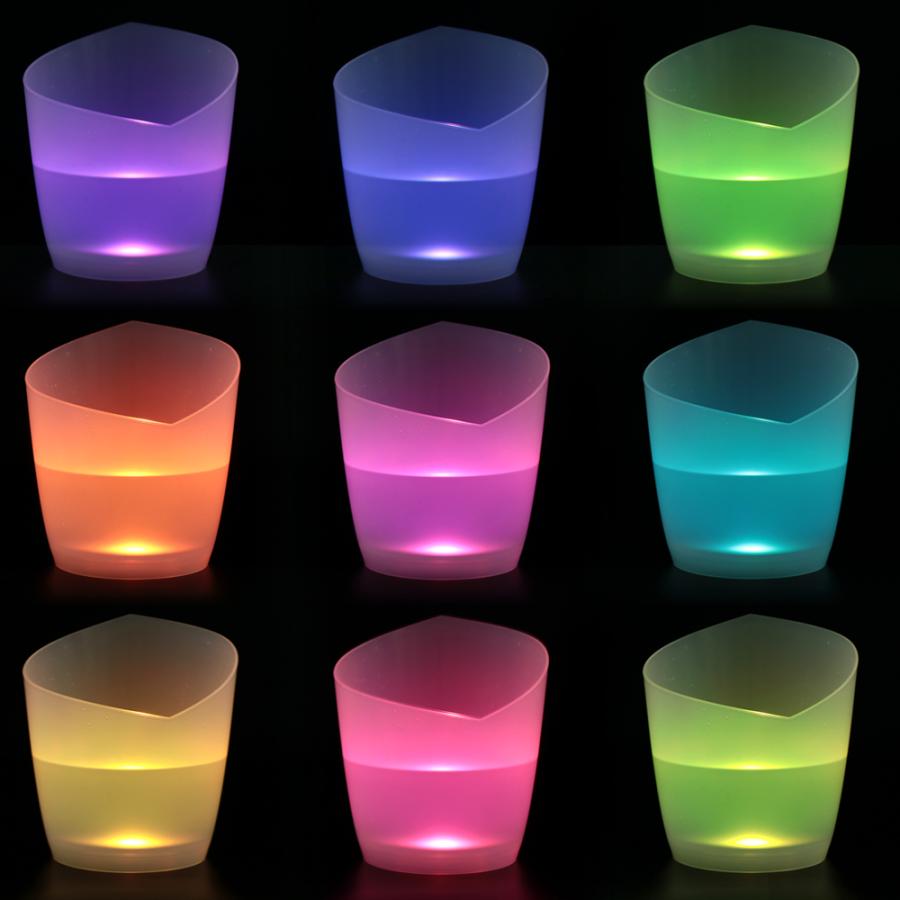 シャンパン クーラー おしゃれ led 光る 割れにくい 大容量 ワインクーラー シャンパンクーラー アイスバケツ ドリンククーラー パーティー イベント モダン | ブランド登録なし | 04