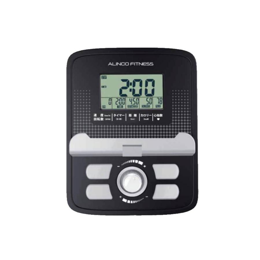 （特別特価） フィットネスバイク アルインコ ケガ防止 折りたたみ 8段階 負荷 収納 コンパクト 背もたれシート alinco AFBX4621K ブラック 家庭用 エアロバイク | ALINCO | 06