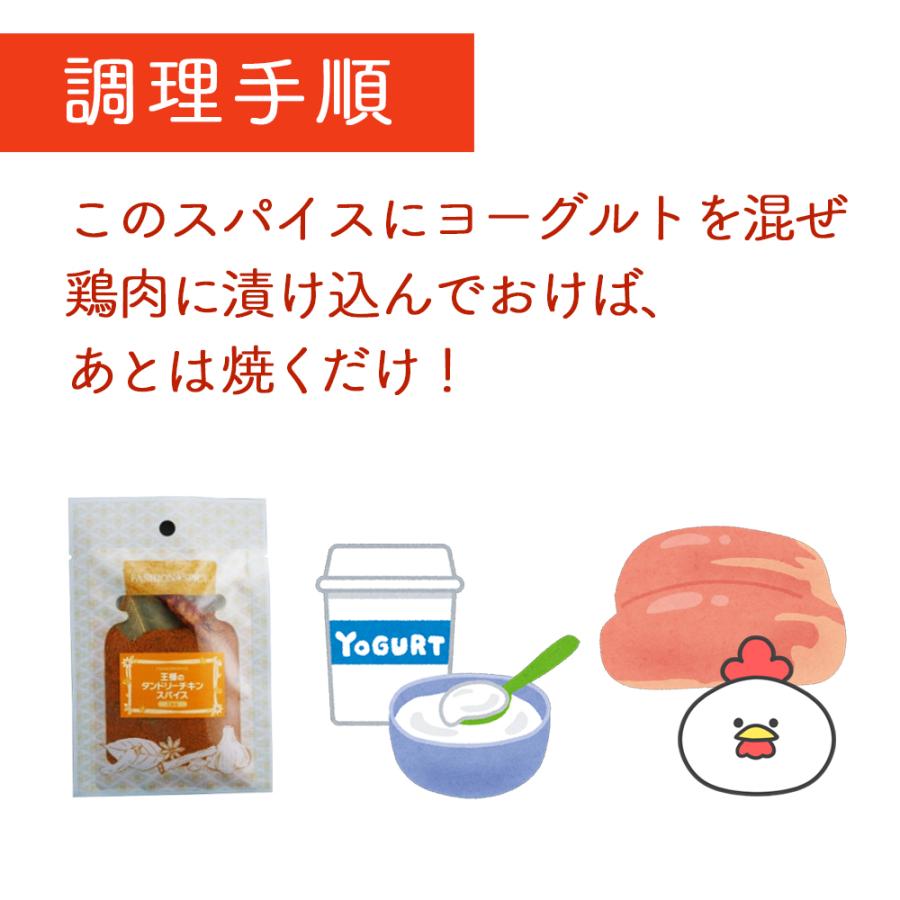 （特別特価！本格派スパイス） 王様のタンドリーチキンスパイス  在庫限り 手軽 香辛料 クリスマス チキン スパイス ターメリック クミン ローリエ パーティ料理 | ブランド登録なし | 11