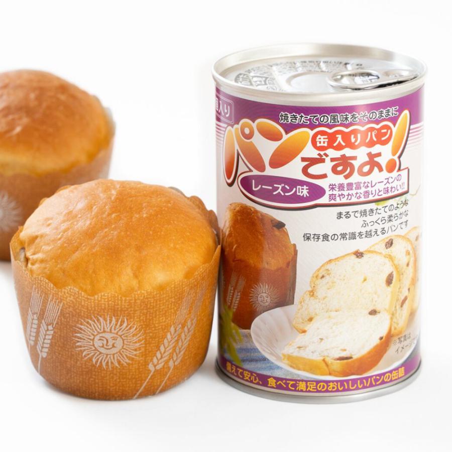 （在庫限り！） パンですよ 非常食 パン レーズン味 缶詰 パンの缶詰 長期保存 保存食 防災 備蓄 菓子パン 防災グッズ 防災用品 災害 地震対策 | ブランド登録なし | 02